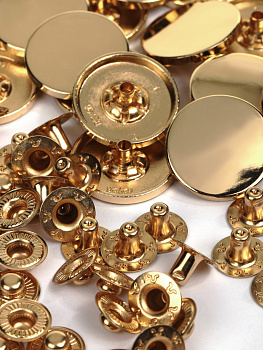 Кнопка установочная TBY.B-20.633 20мм цв. золото уп. 50шт