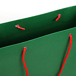 Шнурок для пакетов с крючком вязаный полипропилен пп5 d5мм L40см цв.18 красный (уп 100шт/50пар)