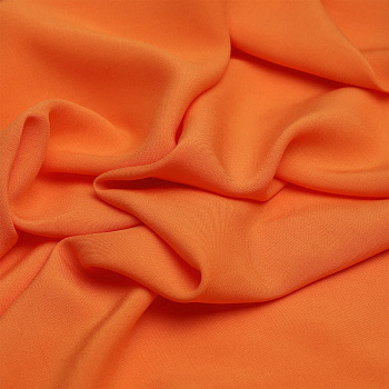 Ткань Штапель  TBY Vi-30-03 плот 110г/м2 100% вискоза шир. 145 см цв.03 оранжевый уп.5м