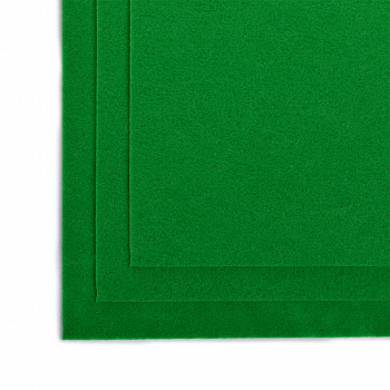 Фетр листовой полужесткий IDEAL 1мм 20х30см арт.FLT-HS1 уп.10 листов цв.122 зеленый