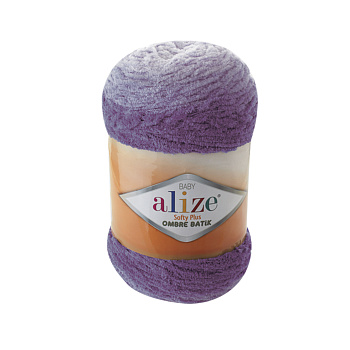 Пряжа для вязания Ализе Softy Plus Ombre Batik (100% микрополиэстер) 1х500г/600м цв.7298