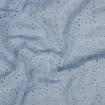 Ткань шитье TBY-8167-05 100г/м2 100% хлопок шир.150см цв.голубой рул.14,62м