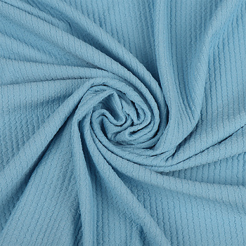 Ткань трикот. Бифлекс жатка арт.ODJ-240-7 240г/м² 86% нейлон 14% спандекс шир.150см цв.7 голубой уп.6м