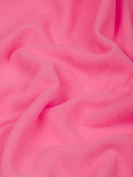 Ткань флис 2-х ст. TBY-0059-933 190 г/м² 100% ПЭ шир.150см  цв.933 яр.розовый рул.25кг