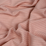 Ткань трикотаж лапша 320 г/м² 62% пэ, 30% вискоза, 8% спандекс шир.160 см арт.С.1906.05 цв.розовый рул.30м (±5м)