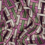 Ткань шелк Армани креп 90 г/м² 97% полиэстер, 3% лайкра шир.148 см арт.T.0307.6 цв.06 розовый рул.25м