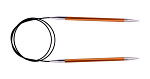 47204 Knit Pro Спицы круговые для вязания Zing 2,75мм/150см, алюминий, сердолик