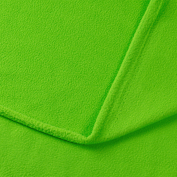 Ткань флис 2-х ст. TBY-0240-F333 240 г/м² 100% ПЭ шир.150см  цв.F333 неон зеленый уп.1м