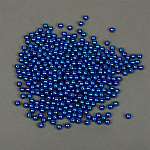 Бусины MAGIC 4 HOBBY круглые перламутр 6мм цв.A33 синий уп.500г (4838шт)