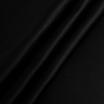 Ткань Атлас стрейч 130 г/м² 95% полиэстер, 5% спандекс шир.150 см арт.Р.37704.25 цв.25 черный рул.25м (±5м)