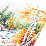 Набор для вышивания ЧУДЕСНАЯ ИГЛА арт.110-330 Лесной ручей 27х40см