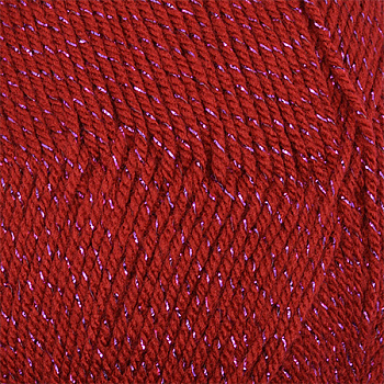 Пряжа для вязания КАМТ Праздничная (48% кашмилон, 48% акрил, 4% метанит) 10х50г/160м цв.091 вишня