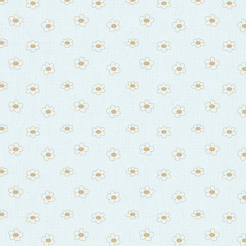 Ткань для пэчворка PEPPY Бабушкин Сундучок 140 г/м² 100% хлопок цв.БС-40 ромашки белый уп.50х55 см