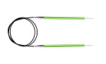 47127 Knit Pro Спицы круговые для вязания Zing 3,5мм/80см, алюминий
