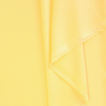 Ткань шелк Армани 90 г/м² 97% полиэстер, 3% спандекс шир.145 см арт.Р.26834.48 цв.48 желтый уп.25м (±5м)