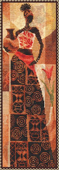 Набор для вышивания ПАЛИТРА арт.10.002 Девушка с кувшином 12х36 см