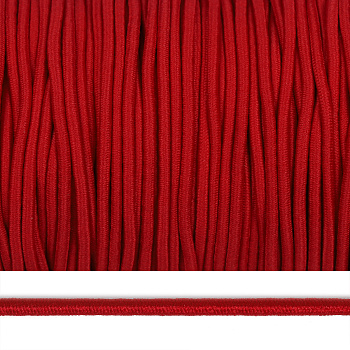 Резинка TBY шляпная (шнур круглый) цв.F148 красный 3,0мм боб.100м