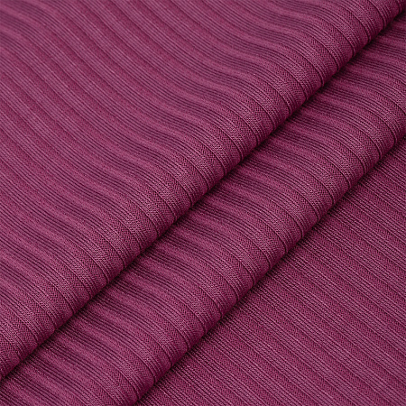 Ткань трикотаж лапша 320 г/м² 62% пэ, 30% вискоза, 8% спандекс шир.160 см арт.С.2189.08 цв.пыльная роза уп.1,5м