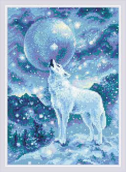 Набор РИОЛИС мозаичная картина арт.AM0042 Ледяной ветер 27х38 см