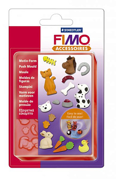FIMO Формочки для литья Домашние животные уп. 15 форм 2x2 см арт.8725 02