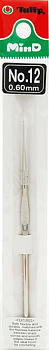 Tulip Крючок для вязания MinD арт.TA-0007E  0,6мм, сталь / золотистый