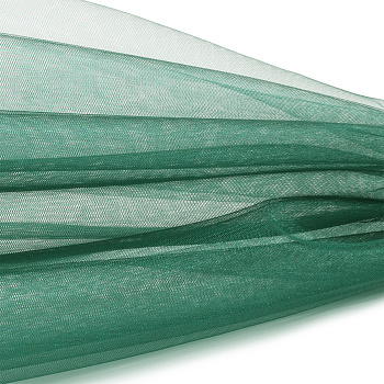 Фатин Кристалл средней жесткости блестящий арт.K.TRM шир.300см, 100% полиэстер цв. 35 К уп.50м - зелено-синий