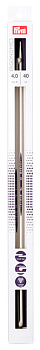 190404 PRYM Спицы прямые для вязания Prym ergonomics 40см 4мм high-tech полимер уп.2шт