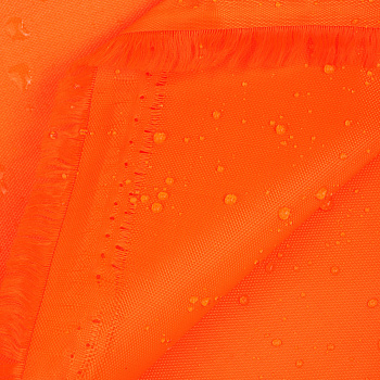 Ткань Оксфорд 200D PU1000 TBY 78г/м² 100% пэ шир.150см 580 неон оранжевый рул.100м