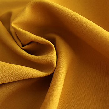 Ткань Габардин Fuhua 180 г/м² 100% ПЭ шир. 150см арт.БЛ41000 цв.402 т.желтый рул.35м