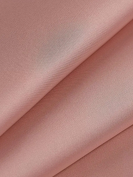 Ткань шелк Армани 90г/м² 97% ПЭ 3% Спандекс шир.150см арт.TBYArm-061 цв.61 пудра розовая рул.25м