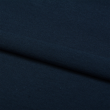 Ткань трикотаж Кулирка хлопок 145г опененд 100+100см т.синий 19-3921 уп.6м