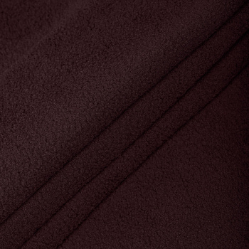 Ткань флис 2-х ст. TBY-0059-088.27 190 г/м² 100% ПЭ шир.150см  цв.S088 коричневый уп.1м
