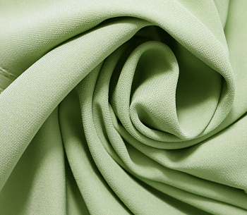 Ткань Креп 150 г кв.м 95% полиэстер, 5% спандекс шир.150 см арт.Р.11403.12 цв.12 зеленый уп.25м (±5м)