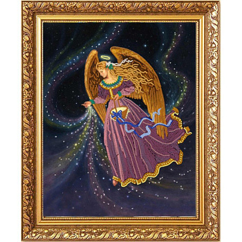 Рисунок на ткани (Бисер) КОНЁК арт. 8484 Звездный ангел 29х39 см