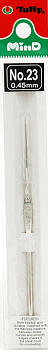 Tulip Крючок для вязания MinD арт.TA-1040E  0,45мм, сталь / золотистый
