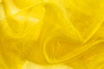 Ткань Органза FANHANG 21 г/м², шир. 280см цв. 29 ярк.желтый рул.25-30м