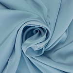 Ткань шелк Армани 90г/м² 97% ПЭ 3% Спандекс шир.150см арт.TBYArm-028 цв.28 голубой уп.2м