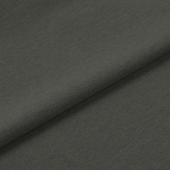 Ткань трикотаж Кулирка хлопок 145г опененд 100+100см графит 19-3905 пач.20-35кг