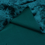 Ткань Бархат мраморный 260 г/м² 95% пэ, 5% спандекс шир.150 см арт.С.2153.02 цв.изумрудный уп.1м