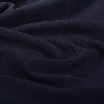 Ткань Креп, арт.5143-36, плот.300г/м,90% ПЭ 10% эластан, шир.150см, цв.36 т.синий уп.3м