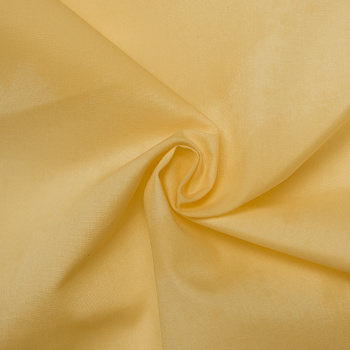Ткань рубашечная 115 г кв.м 65% полиэстер, 35% хлопок шир.150 см арт.Р.32690.08 цв.08 желтый уп.25м