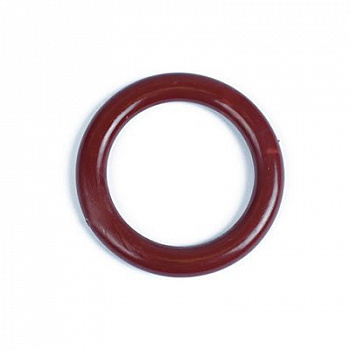 Кольцо пластиковое Ø34мм арт. ШМ125 цв. коричневый уп.50шт