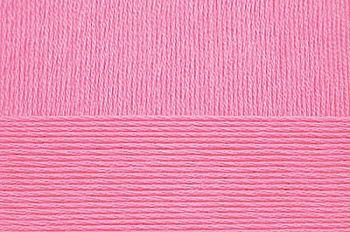 Пряжа для вязания ПЕХ Хлопок Натуральный летний ассорт (100% хлопок) 5х100г/425 цв.011 яр.розовый