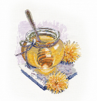 Набор для вышивания ОВЕН арт. 1355 Весенний мёд 16×22 см