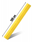 Фетр в рулоне жесткий Magic 4 Hobby 1мм 100см арт.FLT-H2 уп.10м цв.643/121 желтый