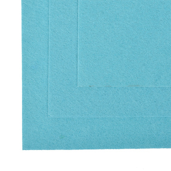 Фетр листовой жесткий Magic 4 Hobby 1мм 20х30см арт.FLT-H1 уп.10 листов цв.676/026 голубой