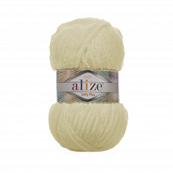 Пряжа для вязания Ализе Softy Plus (100% микрополиэстер) 5х100г/120м цв.160 медовый