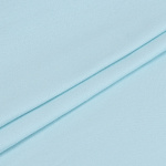 Ткань трикотаж Футер 2х нитка начес с лайкрой 190г опененд 100+100см голубой 12-4609 уп.6м