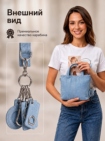 Карабин металл TBY.107910 Ø30мм (внутр. 20мм) цв.никель уп.2шт