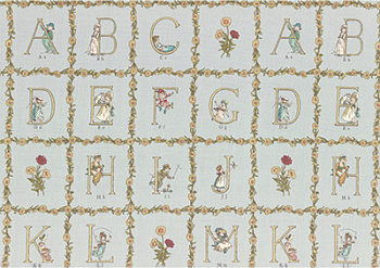 Ткань для пэчворка PEPPY Kate Greenaway Panel 115 г/м² 100% хлопок цв.31008-70 уп.60х110 см